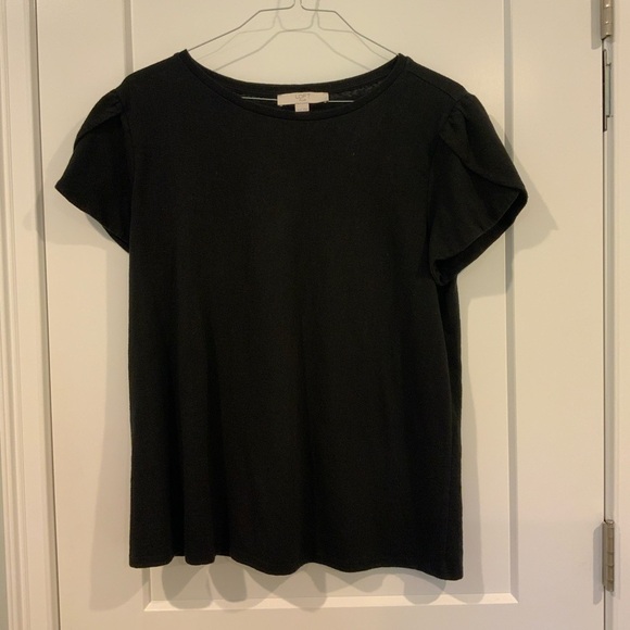 Loft Plus Black Tshirt Size 16/18 - Picture 1 of 5
